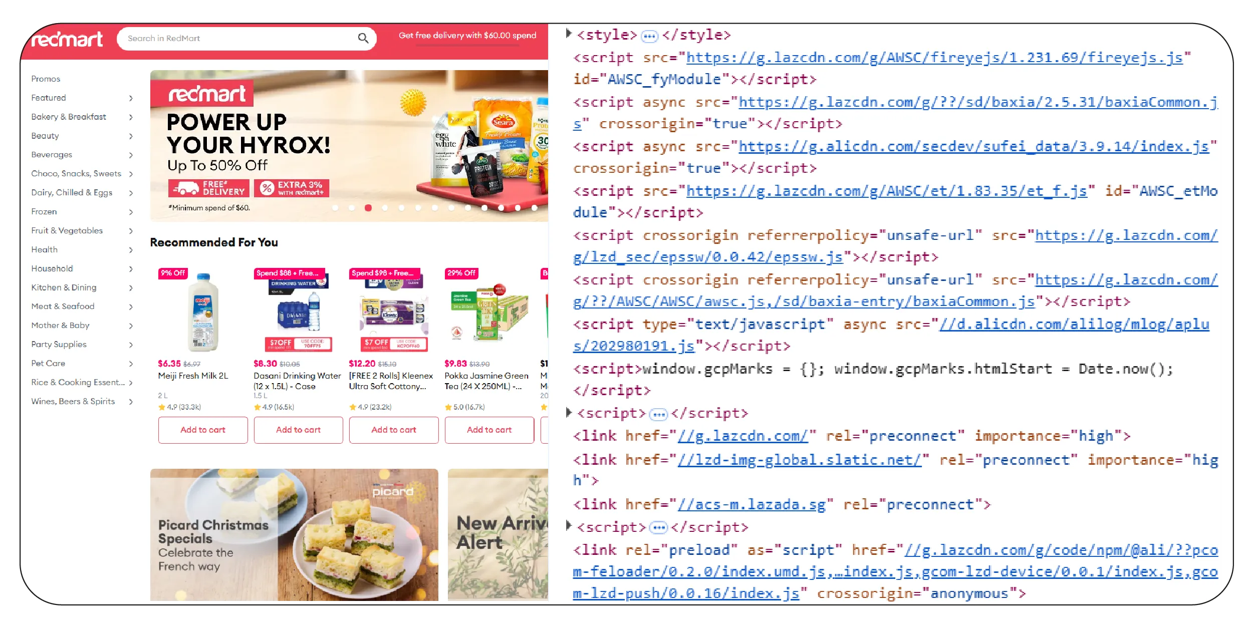 How to Scrape Online RedMart Grocery Delivery App Data